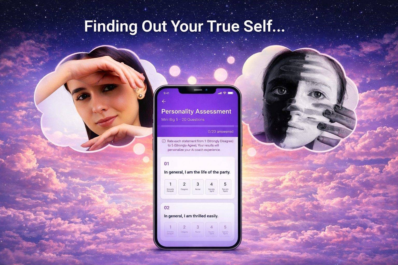 Personality assessment dedicated banner