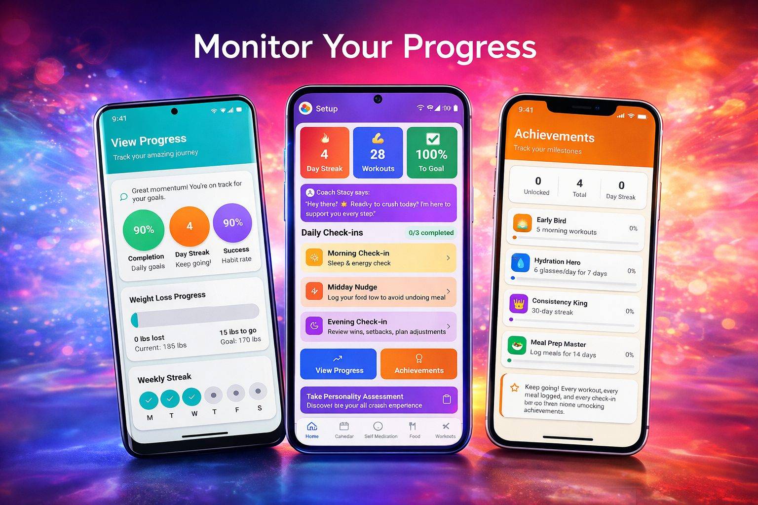 Calendar check-in banner
