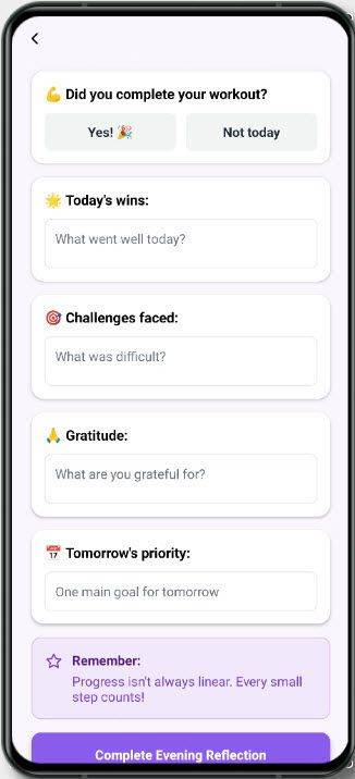 Question progress screen
